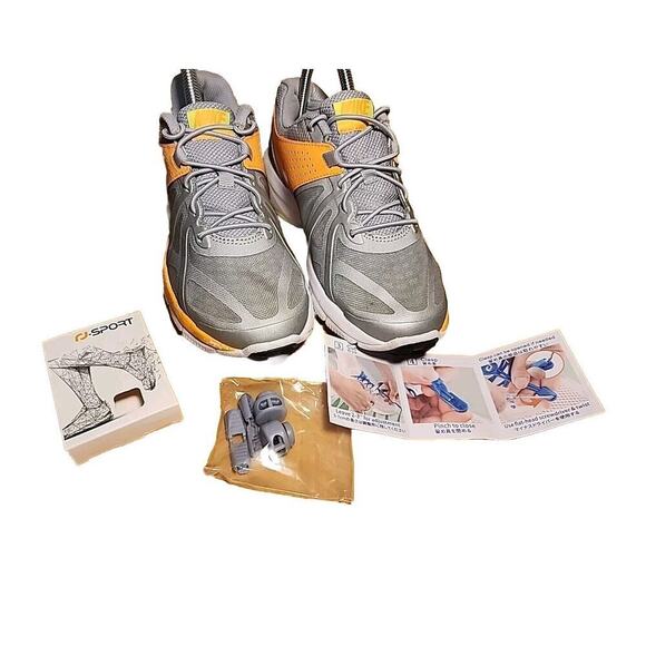 Nike Air Max Run Lite 5 Women’s Gray Orange Running Shoes Size 6.5 #631664-006 - Picture 5 of 10